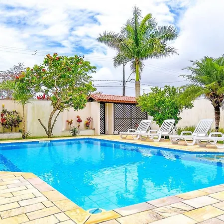 Casa Com Churrasqueira E Piscina Em Itanhaém Exterior photo